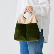 おかげ庵ソファー柄くたっとショルダーバッグ