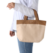 Lunch Tote Bag (One-point Coffee Dyed)