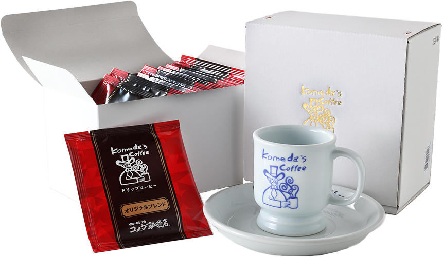Drip Bag, Cup & Saucer Set – コメダ珈琲店 公式オンラインショップ