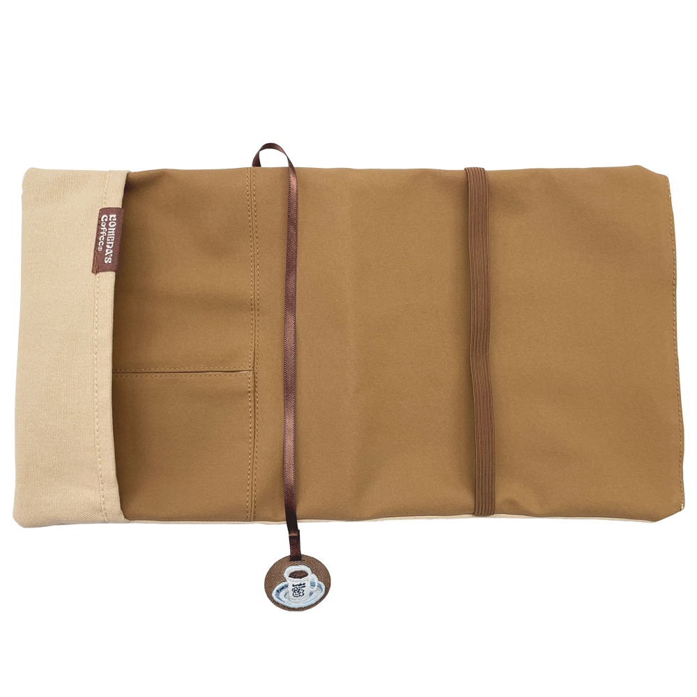 コーヒー染めブックカバー(コーヒーカップしおり)