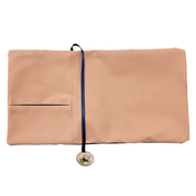 小豆染めブックカバー(クリームあんみつしおり)