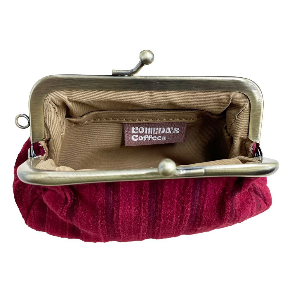 ソファー柄がま口