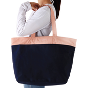 ビッグトート ネイビー(一部小豆染め)