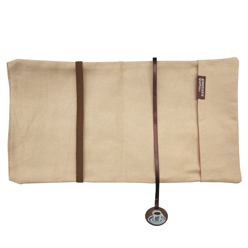 コーヒー染めブックカバー(コーヒーカップしおり)