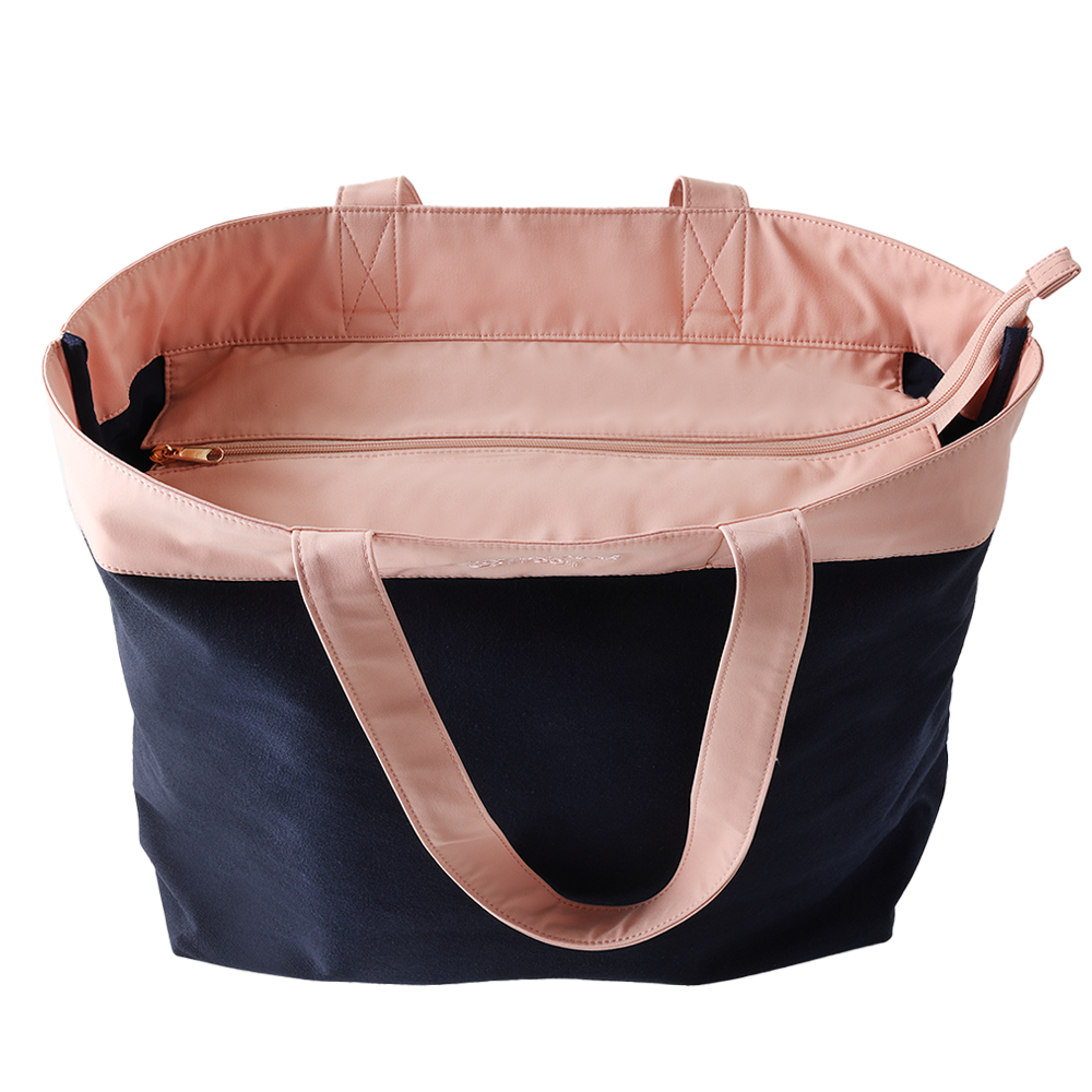 ビッグトート ネイビー(一部小豆染め)